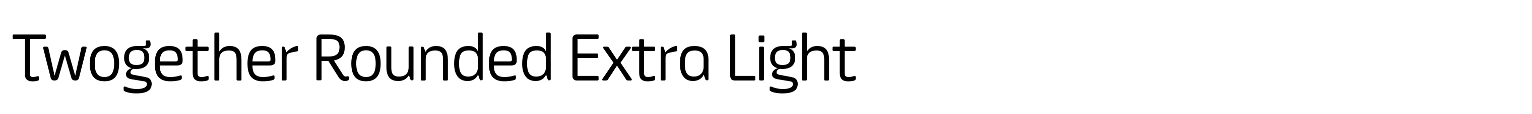 Twogether Rounded Extra Light